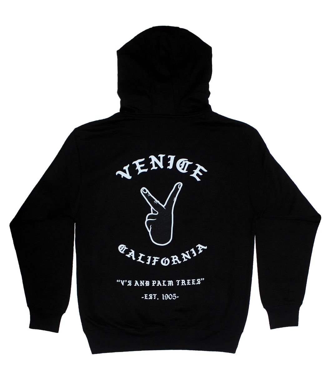 V'S AND PALM TREES HOODIE